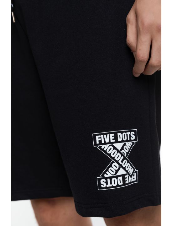 Hoodloom Βερμούδα με Τύπωμα X FIVE DOTS
