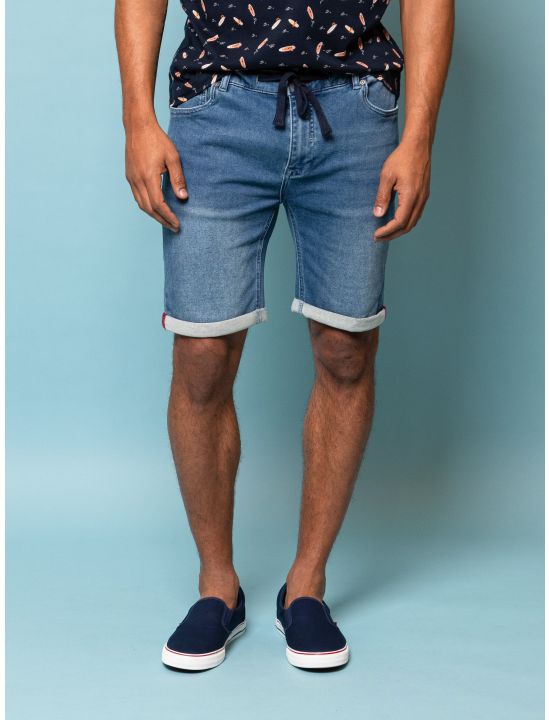 Heavy Tools Βερμούδα Τζιν, WOOL23