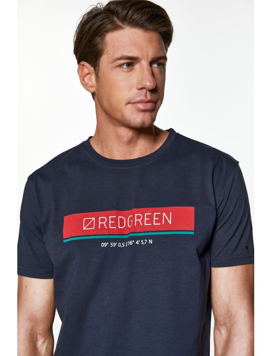 RedGreen T-shirt με Τύπωμα 3-color RG