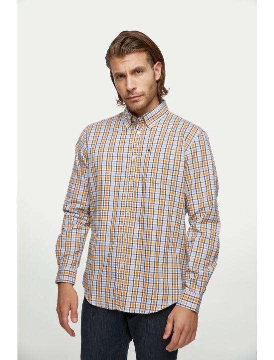 RedGreen Πουκάμισο με Μακρύ Μανίκι Καρό Skj.Andreas