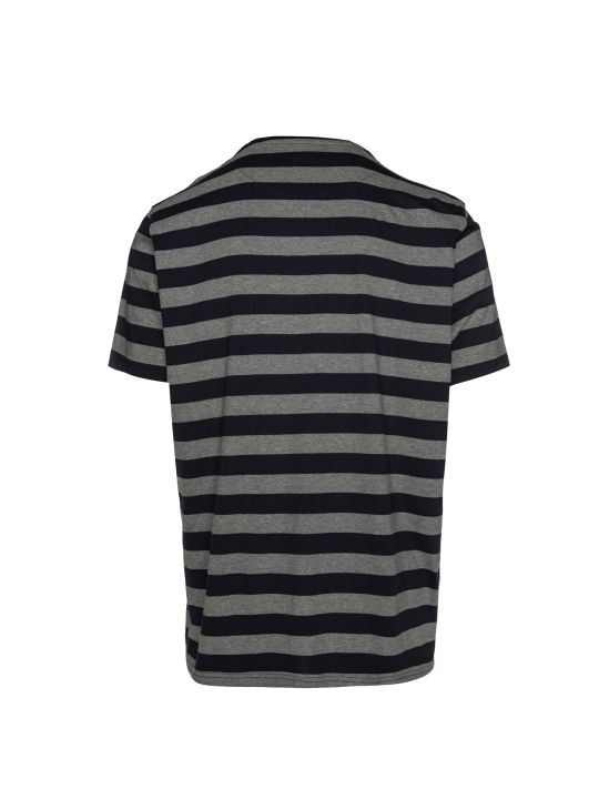 RedGreen T-shirt Ριγέ με Τσέπη&Κέντημα Logo