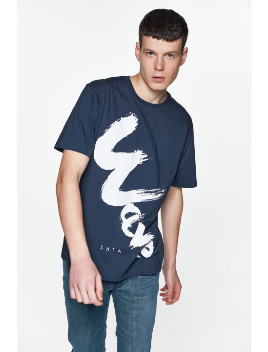 Snta T-shirt με Τύπωμα Wave