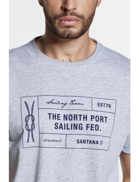 Snta T-shirt με Τύπωμα Sailing Fed.