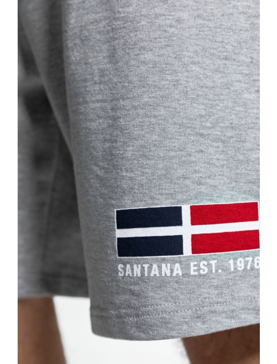 Snta Βερμούδα με Τύπωμα Flag Santana est.1976