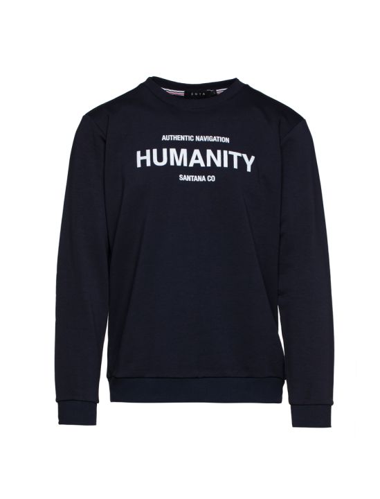 Snta Μπλούζα Φούτερ με Τύπωμα HUMANITY