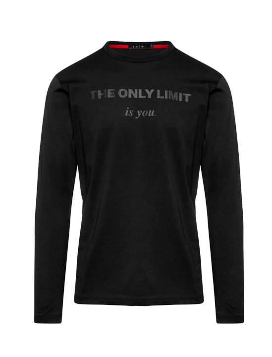 Snta Μπλούζα με Μακρύ Μανίκι&Τύπωμα THE ONLY LIMIT