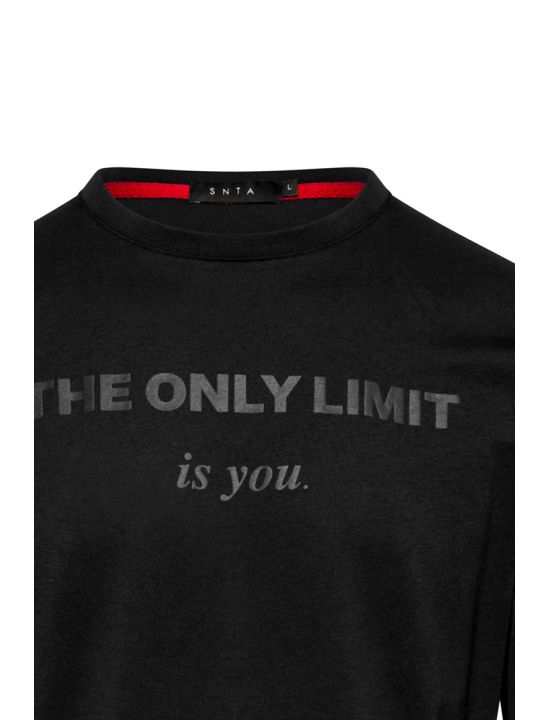 Snta Μπλούζα με Μακρύ Μανίκι&Τύπωμα THE ONLY LIMIT