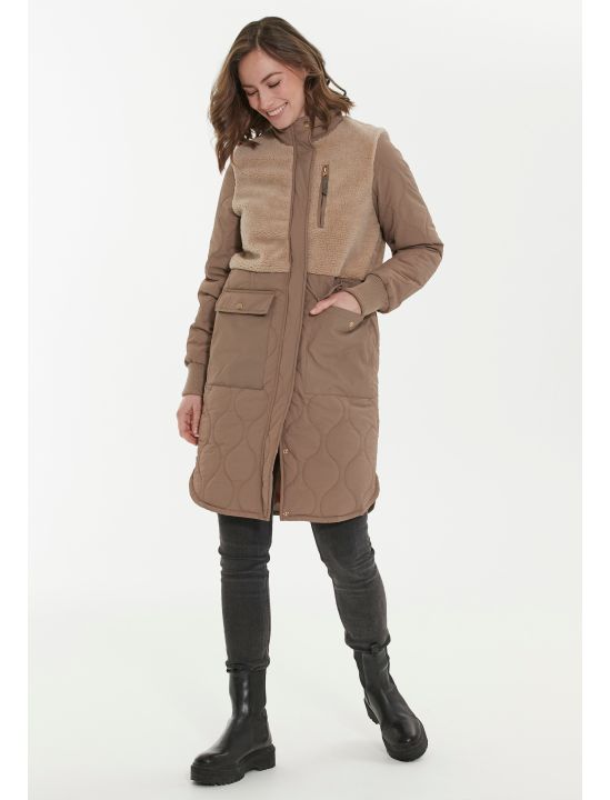 Weather Report Μπουφάν Hollie Long Quilted Jacket