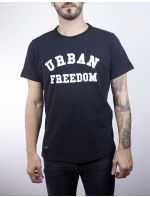 Hoodloom T-shirt με Τύπωμα Urban Freedom