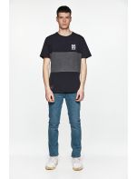 Hoodloom T-shirt 2χρωμο με Τύπωμα H