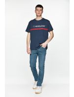 Hoodloom T-shirt με Τύπωμα Red Line