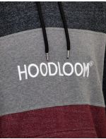Hoodloom Μπλούζα Φούτερ με Κουκούλα 3χρωμη&Κέντημα
