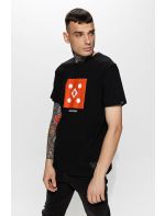 Hoodloom T-shirt με Τύπωμα Red Frame 5Dots