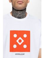 Hoodloom T-shirt με Τύπωμα Red Frame 5Dots