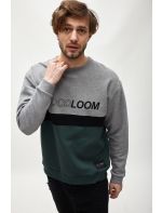 Hoodloom Μπλούζα Φούτερ 3χρωμη με Τύπωμα