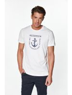 RedGreen T-shirt με Τύπωμα Nautical Craftsmanship