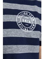 Snta T-shirt Ριγέ με Τύπωμα Sailing Team