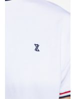 Snta T-shirt Πικέ με Κέντημα Logo&Ρίγε Λεπτ.