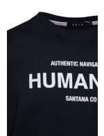 Snta Μπλούζα Φούτερ με Τύπωμα HUMANITY