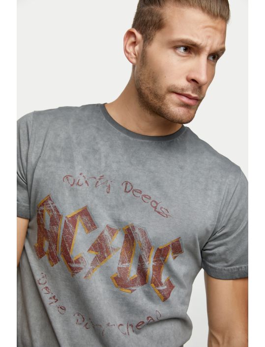 Replika T-shirt με Τύπωμα AC/DC