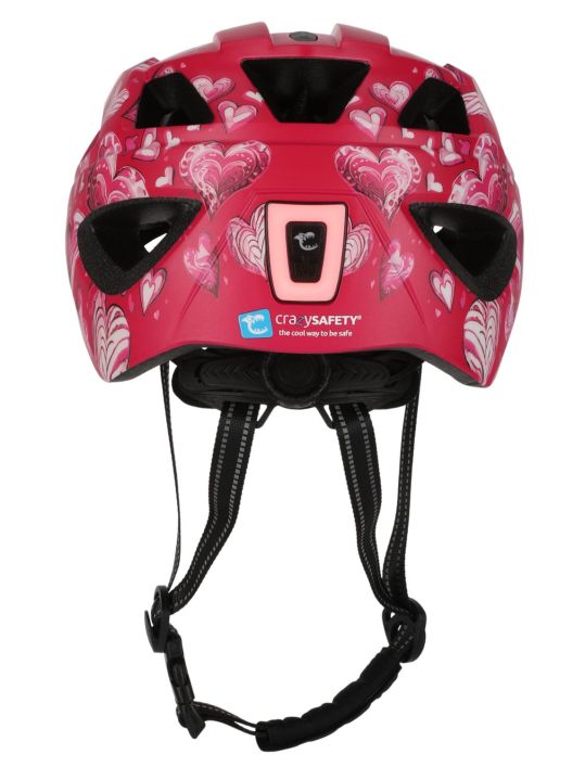 CRAZY SAFETY Cool Heart Bicycle Helmet