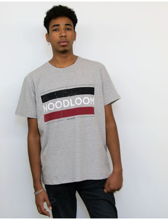Hoodloom T-shirt με 3χρωμο Τύπωμα