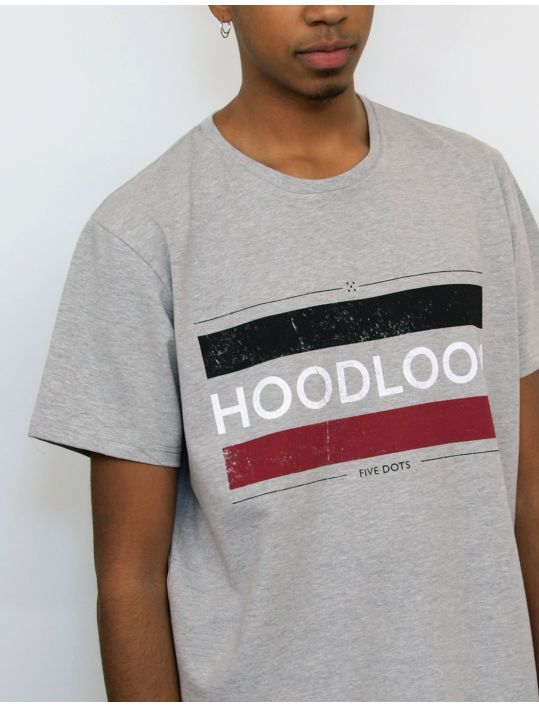 Hoodloom T-shirt με 3χρωμο Τύπωμα