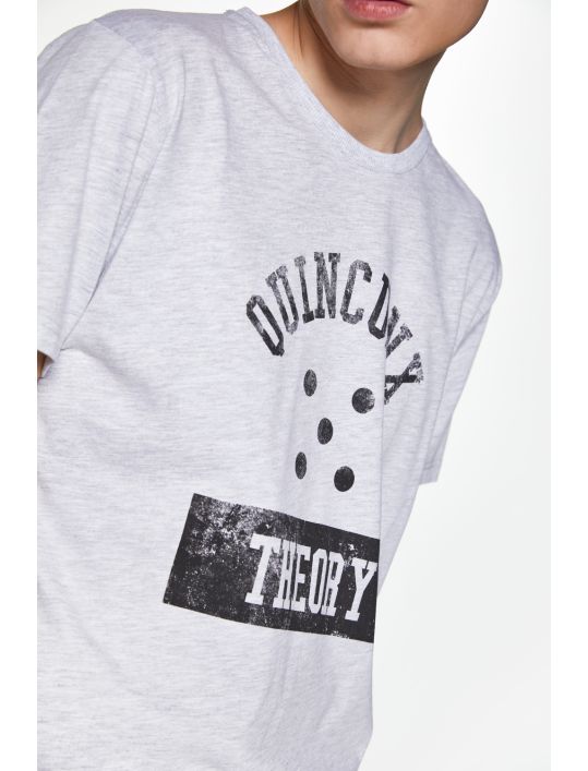 Hoodloom T-shirt με Τύπωμα Quincunx Theory