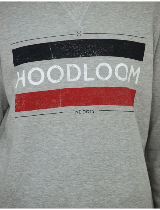 Hoodloom Μπλούζα Φούτερ με Τύπωμα 3χρωμο