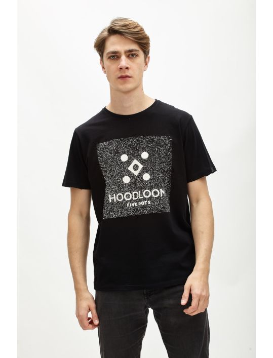 Hoodloom T-shirt με Τύπωμα Noise