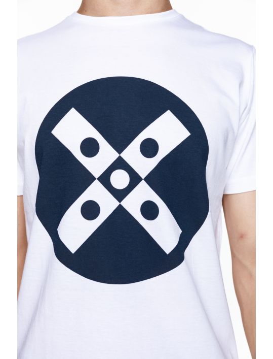 Hoodloom T-shirt με Τύπωμα Round X