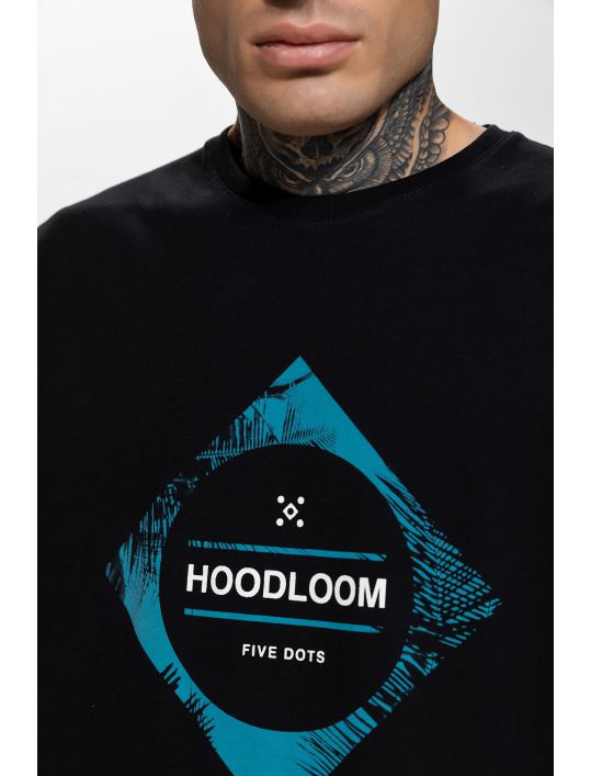 Hoodloom T-shirt με Τύπωμα HL Palmtree Frame