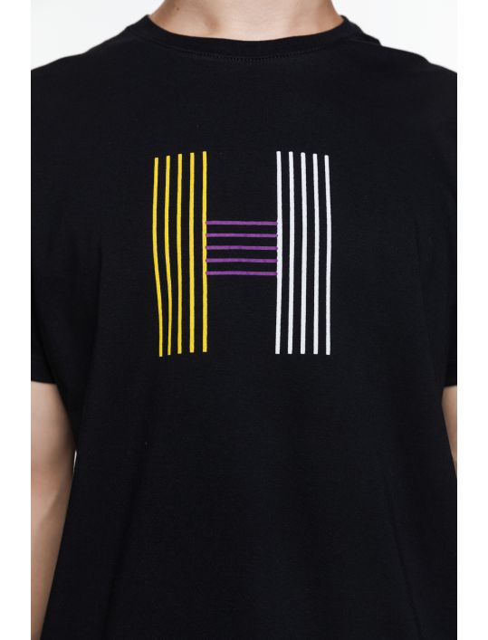 Hoodloom T-shirt με Τύπωμα H Lines