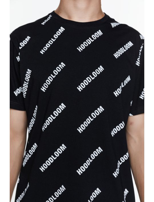 Hoodloom T-shirt με Τύπωμα Allover HL