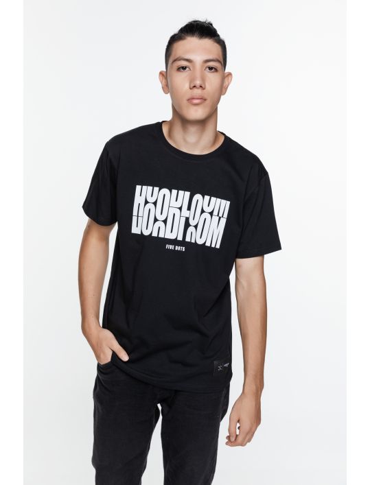 Hoodloom T-shirt με Τύπωμα HOODLOOM