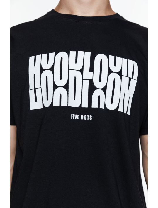 Hoodloom T-shirt με Τύπωμα HOODLOOM