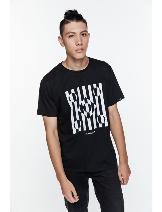 Hoodloom T-shirt με Τύπωμα 5Dots Striped