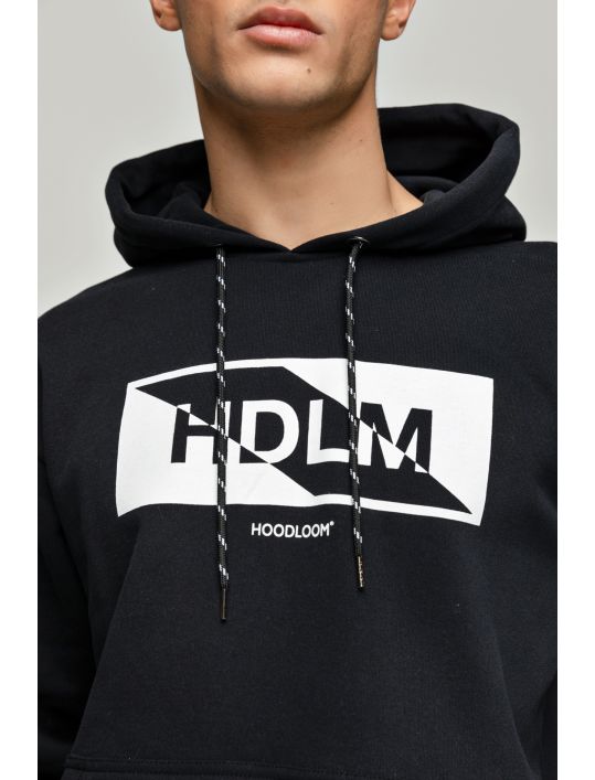Hoodloom Μπλούζα Φούτερ με Κουκούλα&Τύπωμα HDLM