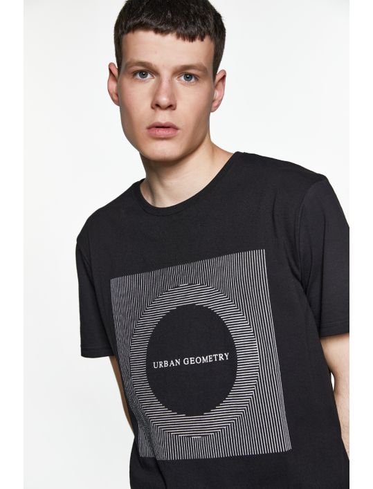 Rivals T-shirt με Τύπωμα Urban Geometry