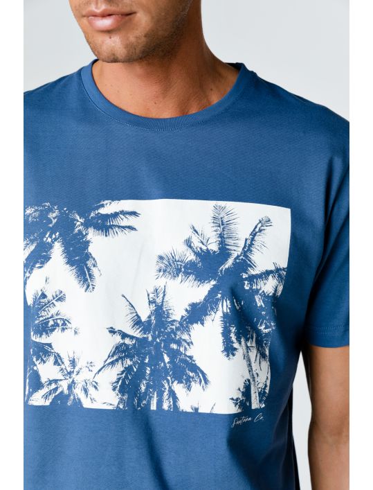 Snta T-shirt με Τύπωμα Palmtrees