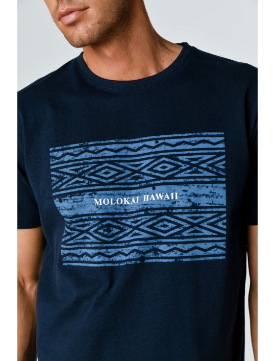 Snta T-shirt με Τύπωμα Molokai Hawaii