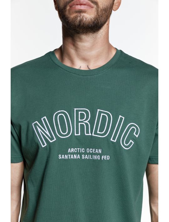 Snta T-shirt με Κέντημα NORDIC