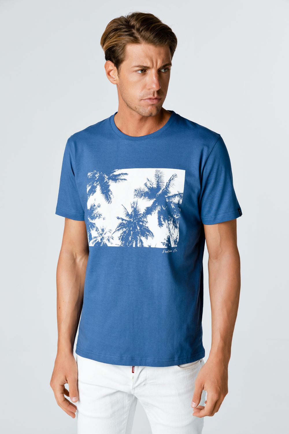 Snta T-shirt με Τύπωμα Palmtrees