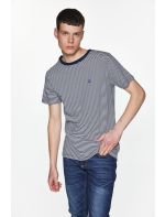 North 56°4 T-shirt Ριγέ με Κέντημα