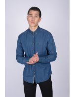 North 56°4 Πουκάμισο με Μακρύ Μανίκι Denim S1