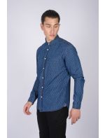 North 56°4 Πουκάμισο με Μακρύ Μανίκι Denim Allover print