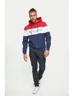 Replika Μπλούζα Φούτερ 3χρωμη με Κουκούλα&Τύπωμα R JEANS