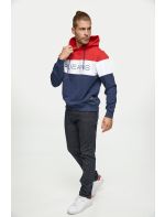 Replika Μπλούζα Φούτερ 3χρωμη με Κουκούλα&Τύπωμα R JEANS