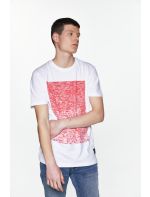 Replika T-shirt με Τύπωμα Faded