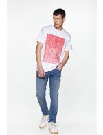 Replika T-shirt με Τύπωμα Faded